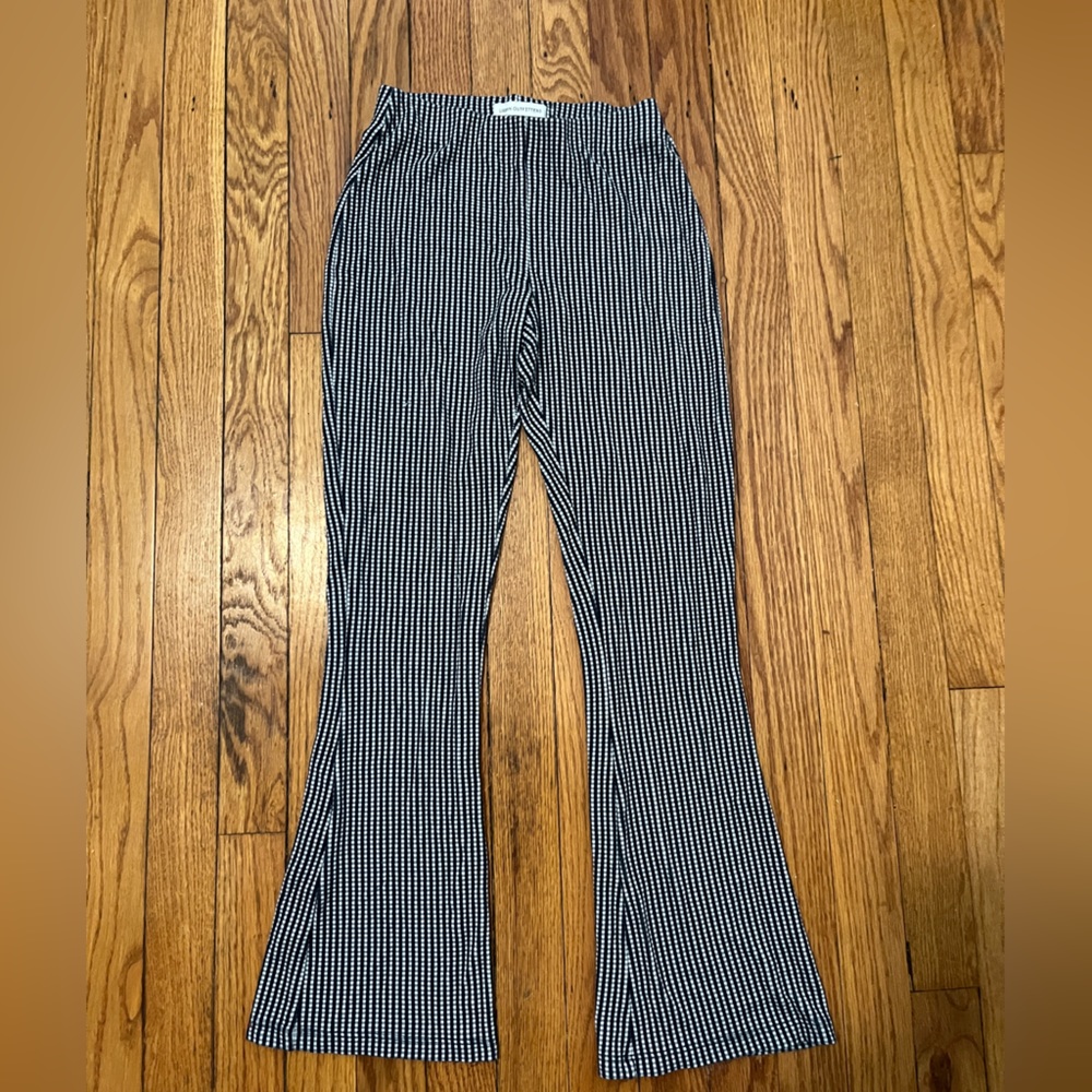 UO gingham flares